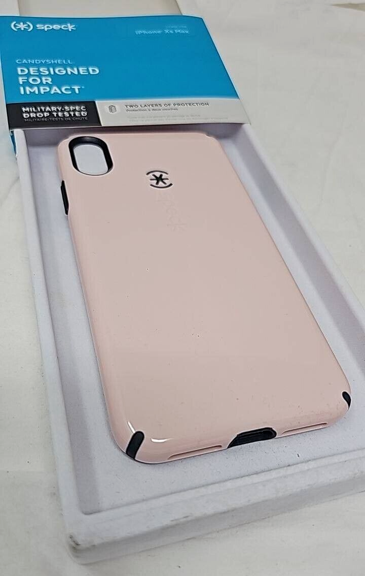 Speck CandyShell Case for iPhone Xs Max Impact Proof Impact Cover Quartz Pink