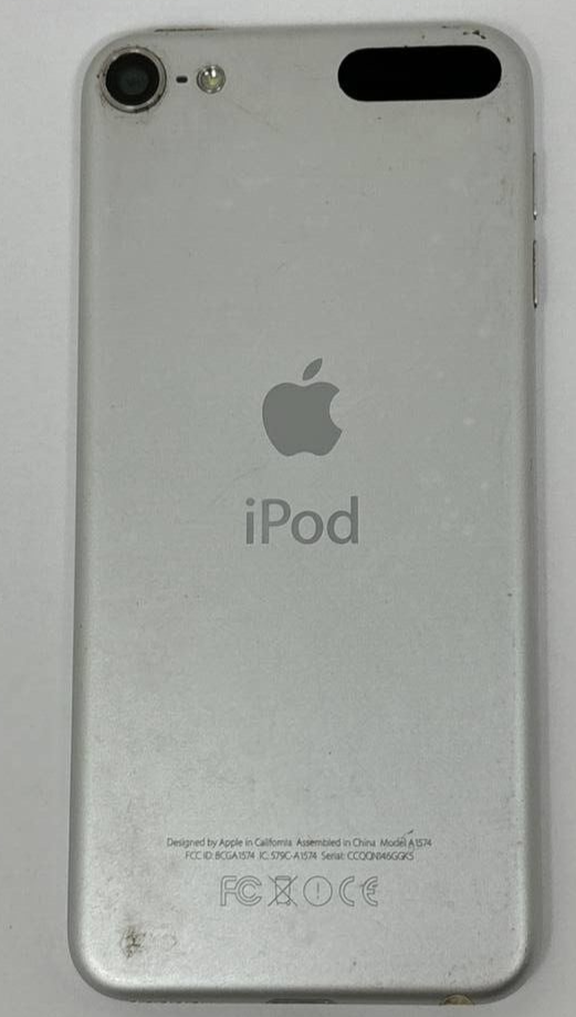 Apple iPod Touch 6th Gen A1574 MP3 Bluetooth Wi‑Fi 8MP Camera HDR 4" Silver