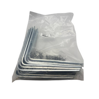 Everbilt 8 in Corner Brace Zinc Plated Steel Reinforcing Bracket Pack of 12