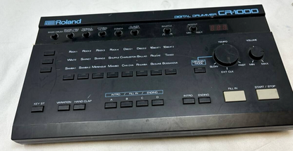 Roland CR-1000 Digital Drummer Midi Drum Machine LED Display 23 Push Button OEM