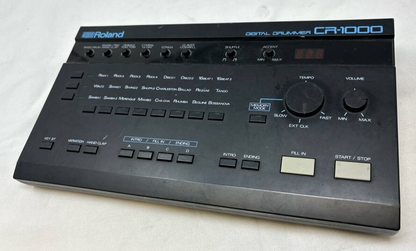 Roland CR-1000 Digital Drummer Midi Drum Machine LED Display 23 Push Button OEM