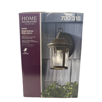 Hampton Bay Leeds Mystic Bronze 1 Light Outdoor Hardwired Wall Sconce Light