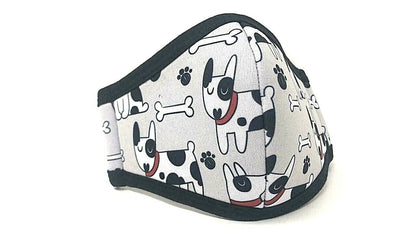 Adjustable Face Mask Dog Bone Cute Vet M Adult Youth Washables for Winter