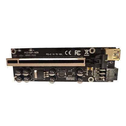 PCI-E 1X to 16X V009S-PLUS Graphics Extension Powered Riser Adapter Card USb 3.0