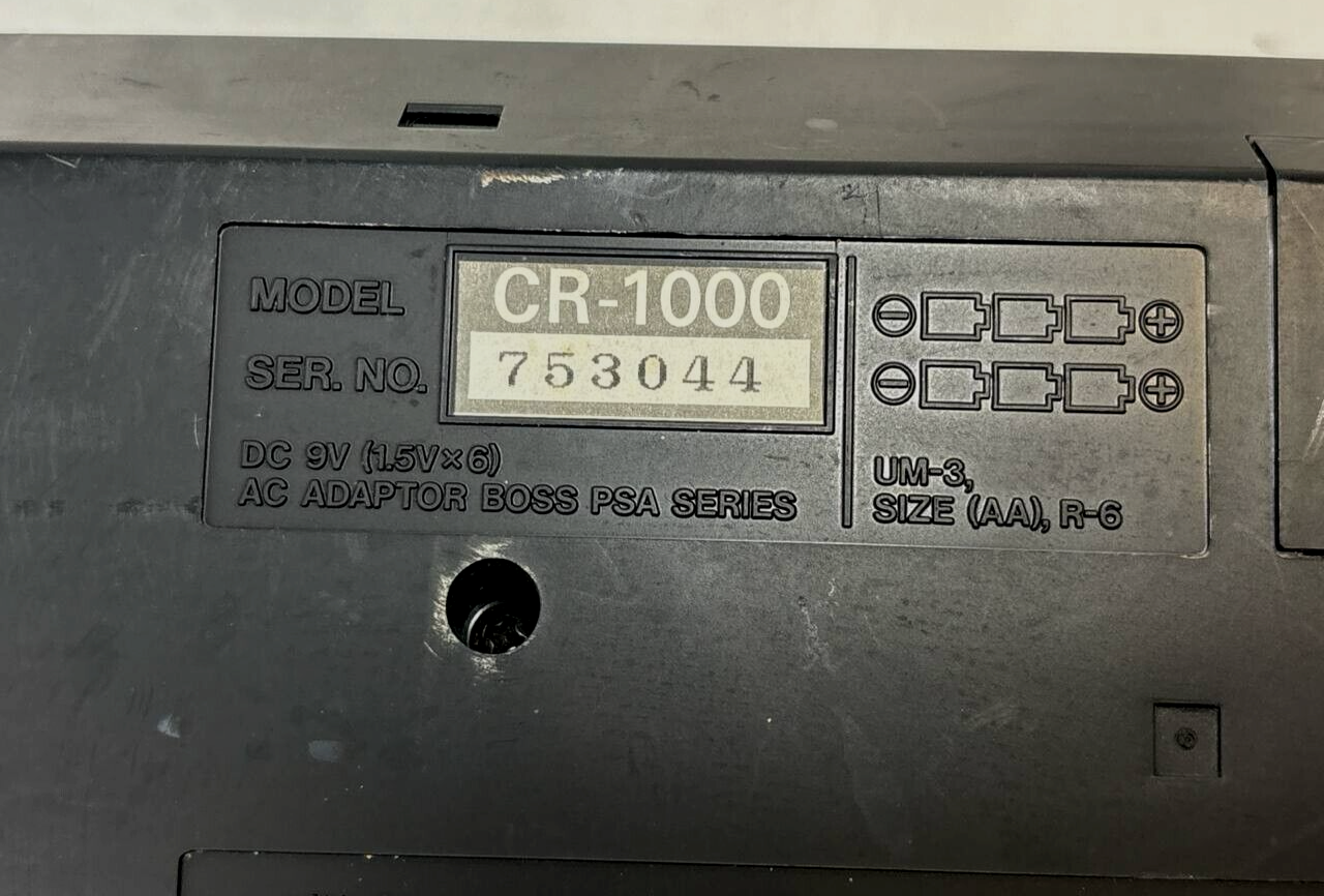 Roland CR-1000 Digital Drummer Midi Drum Machine LED Display 23 Push Button OEM