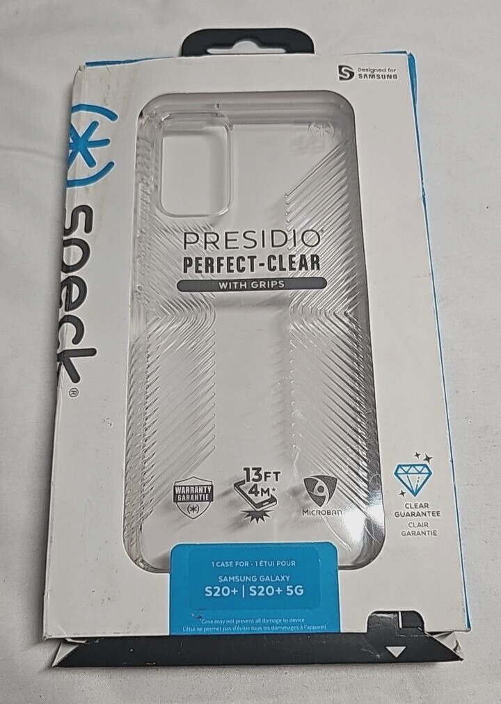 Speck Presidio Clear Case for Samsung Galaxy S20+ Plus 5G Cover SM-G986