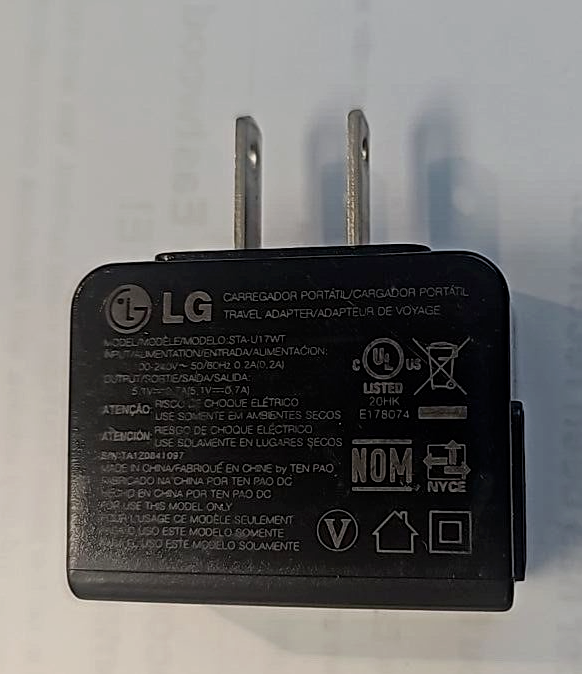 LG STA-U17W Travel AC Adapter USB Wall Charger 5V for Velvet Wing 5G Universal