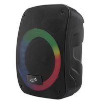 iLive Wave Bluetooth Portable Party Speaker With LED Lights FM Radio USB SD AUX