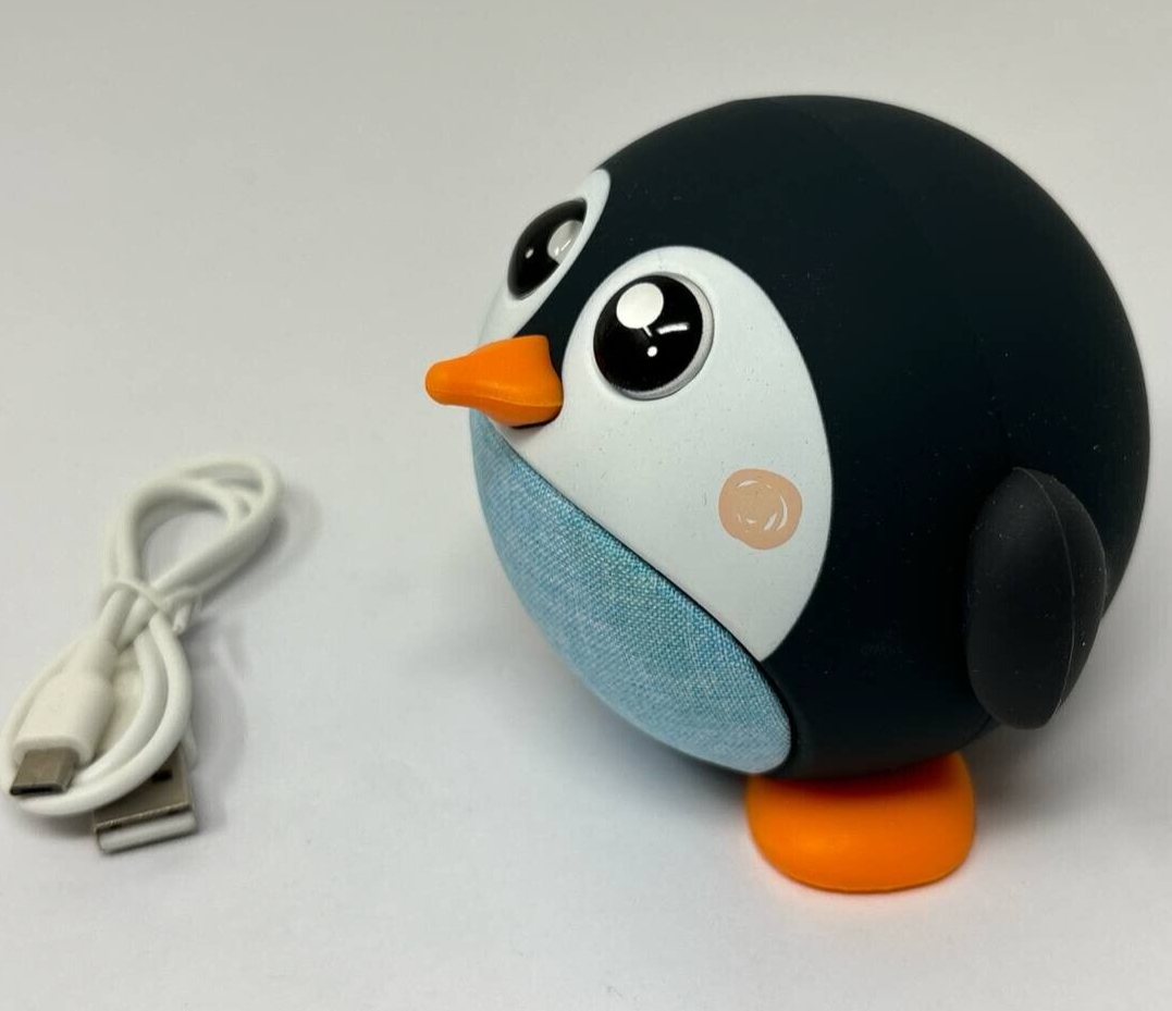 Fun Loud Control Speaker Penguin For Kids Wireless Bluetooth Portable Audio Mic