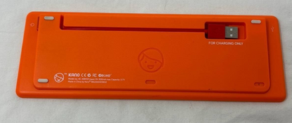 Kano Wireless Keyboard USB QWERTY with Touch Pad KC-KBR101 Orange for Laptop PC