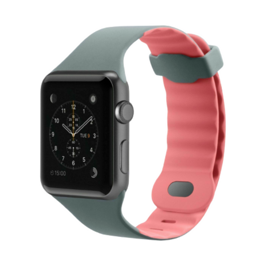 Belkin Sport Band for Apple Watch Sport Series 1 2 3 4 Pink Gray Silicon 38mm