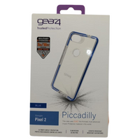 Gear4 Piccadilly Impact Protection Case for Google Pixel 2 Clear Blue Cover