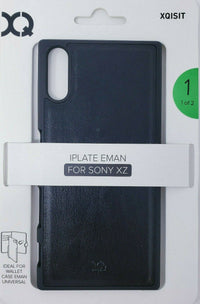 Slim Black Xqisit iPlate Eman Case Protective Cover for Sony XZ Smartphone