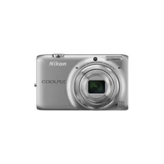 Nikon Coolpix S6500 16 MP Digital Camera 12x Optical Zoom Built In WiFi Silver