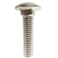 Zinc Plated Carriage Bolt 1/2 in.-13 x 1-1/2 in  Durability Pack of 20