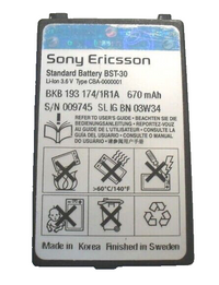 Battery BST-30 BST30 For Sony Ericsson T226 T290 T237 T300 T310 T316 R300 OEM