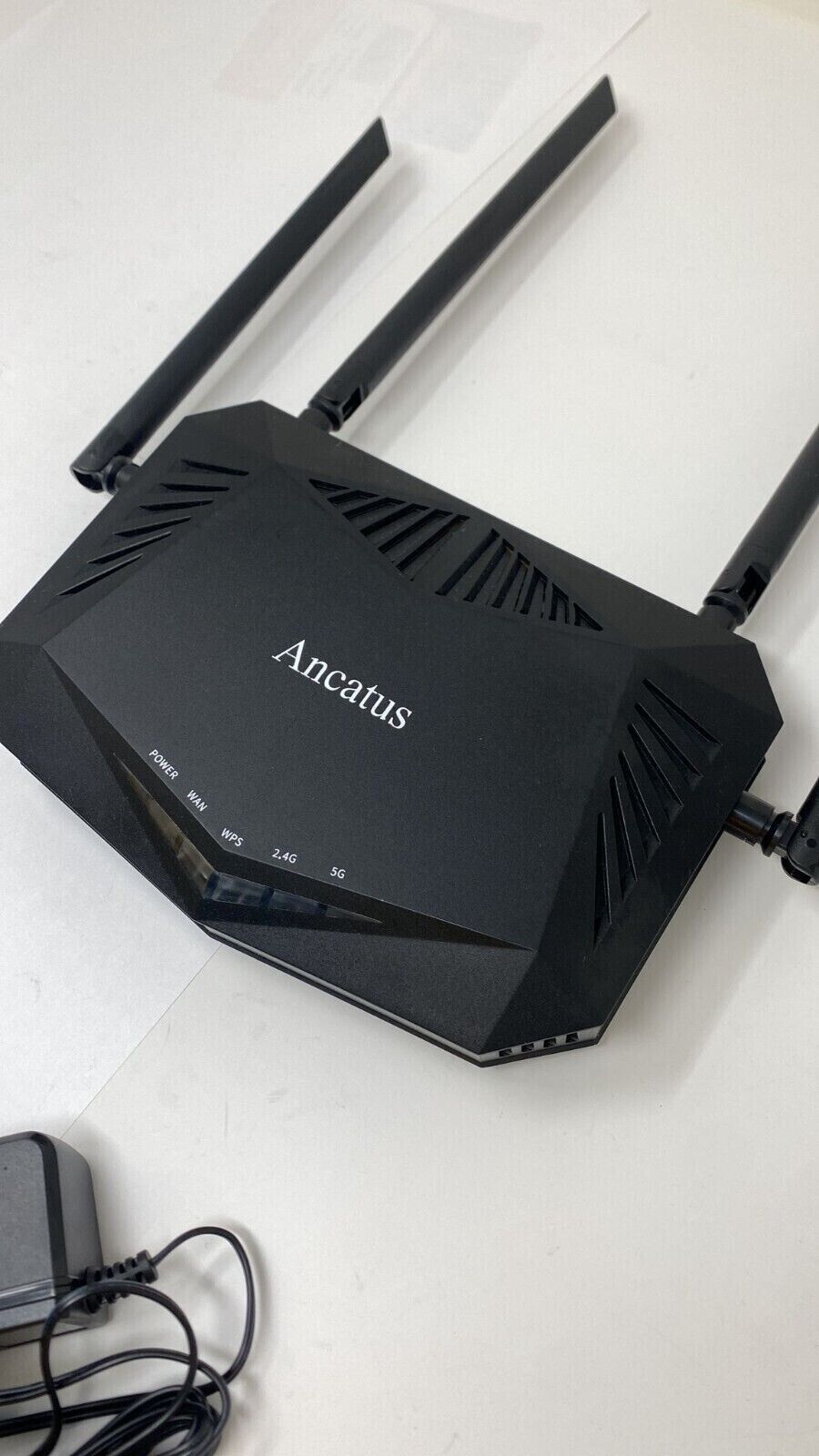 WiFi 6 Router AX1800 Dual Band 1.8 Gigabit For Computer Ancatus A6  - Black