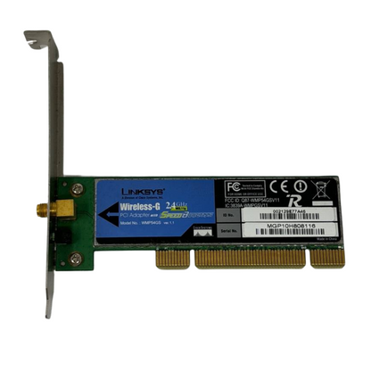 Linksys WMP54GS Wireless G PCI Card Adapter 54Mbps SpeedBooster 2.4GHz