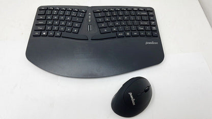 Perixx Wireless Slim Ergonomic Full Size Keyboard and Vertical Mouse Set Combo