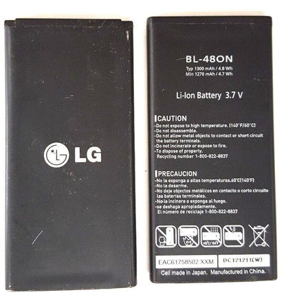 Battery Replacement BL-48ON BL-480N 1300mAh For LG AS695 MS695 BL480n