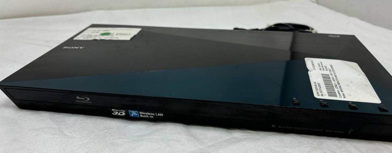 Sony BDP S5100 Blu-Ray 3D DVD Player 1080P WiFi HDMI USB Streaming MP3 Full HD