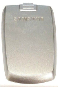 Back Door Battery Cover for Samsung SGH D407 Rear Housing Replacement Silver