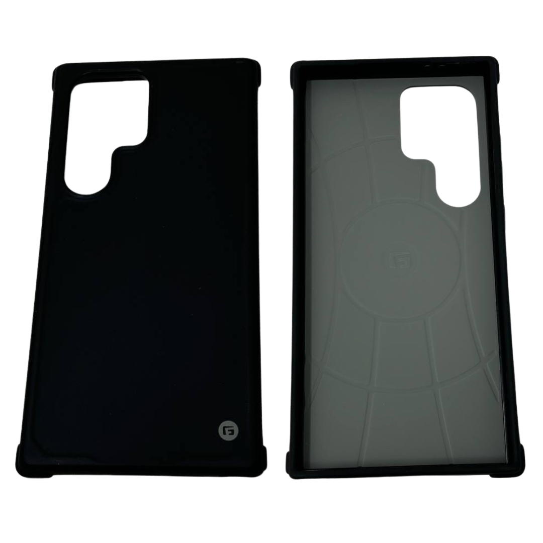 Clckr Carbon Back Case for Samsung Galaxy S24 Ultra Dark Protective Cover SM-928