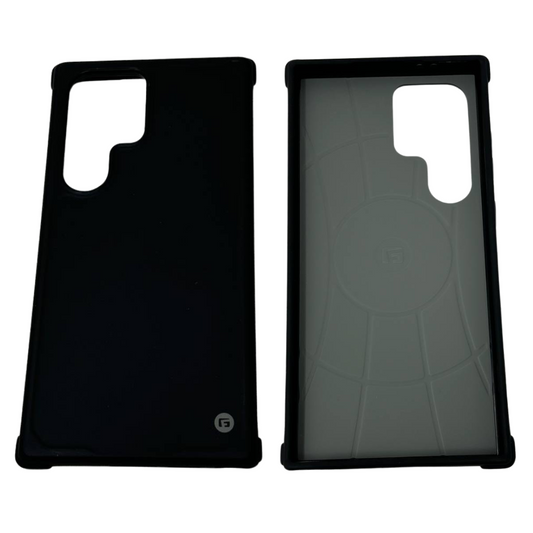 Clckr Carbon Back Case for Samsung Galaxy S24 Ultra Dark Protective Cover SM-928