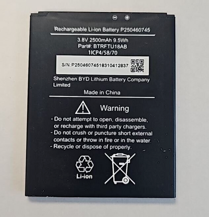 OEM Phone Battery for Cricket Wave FTU18A00 2500mAh 3.8V P250460745 BTRFTU18AB