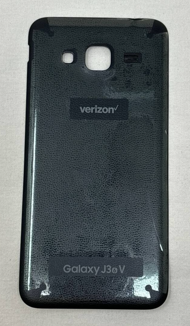 Back Door Replacement Samsung Galaxy J3 6V Verizon SM-J320 Battery Cover Black