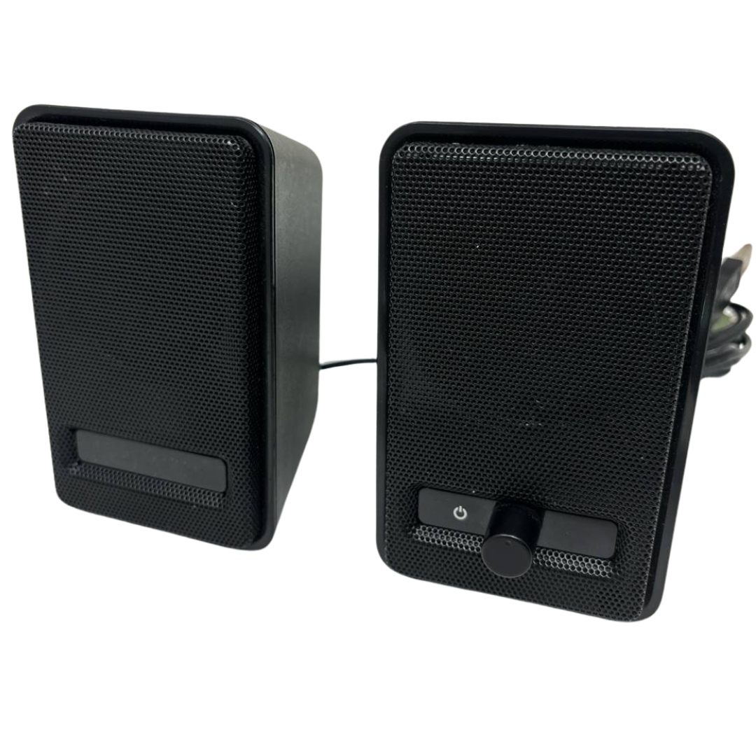 Amazon Basics A100 Multimedia Desktop Speakers USB for Laptop Computer PC