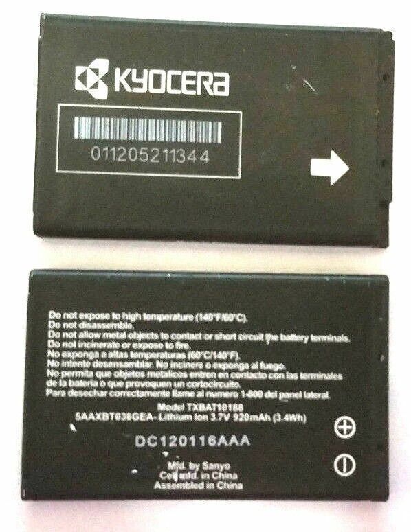 Battery TXBAT10188 920mAh 3.7V For Kyocera S2100 Luno Brio S3015 Presto S