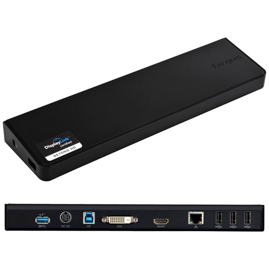 Targus 14 PORT Hub Dock Station Port Amplifier USB HDMI Video DVI Display Link