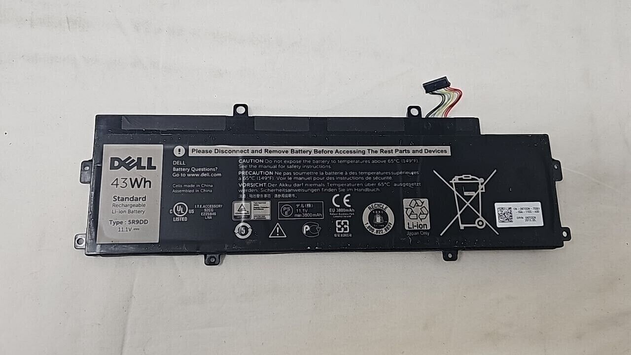 Dell 5R9DD Li-ion Battery 43Wh Replacement For Laptop Chromebook 11 3120 P22T