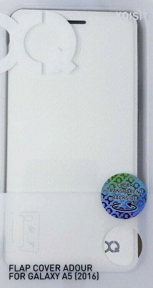 White Xqisit Flap Cover Adour For Samsung Galaxy A5 2016 Flip Book Case OEM