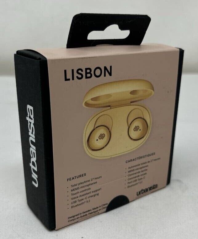 Urbanista Lisbon True Wireless Earbuds Bluetooth Small Earphones In Ear Portable