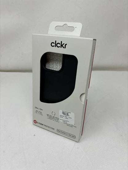 Clckr G-Form Protection Case iPhone 15 Pro 6.1" 2023 Shockproof Cover Solid Blac