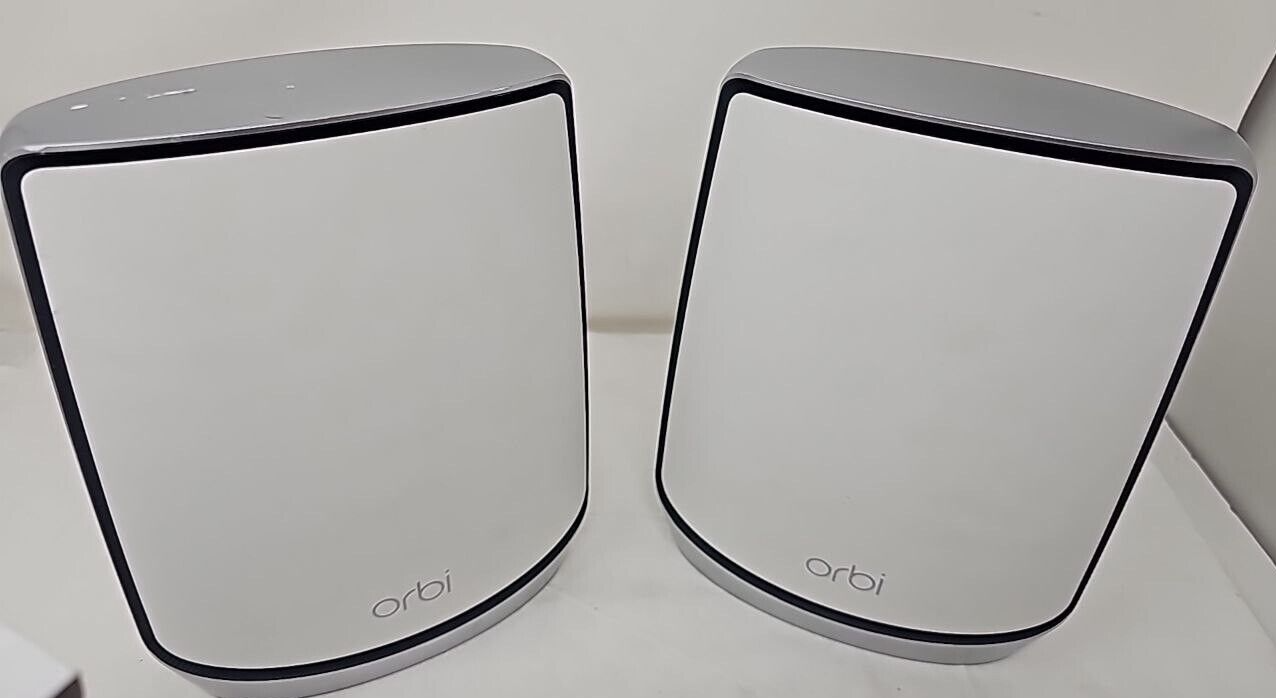 Netgear Orbi RBR850 WiFi 6 Router Satellite System Tri Band AX6000 Mesh READ