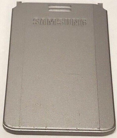 Back Door Silver Phone Battery Housing Cover For Samsung Stripe T509