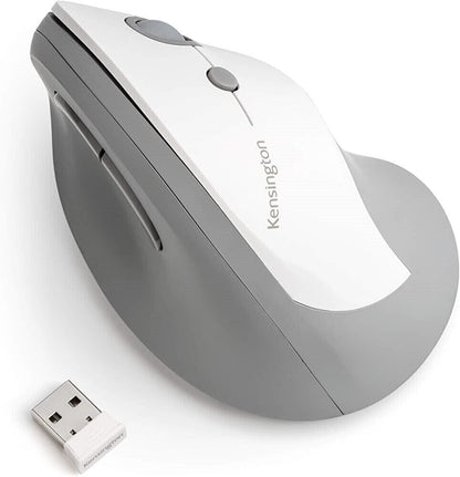 Kensington Pro Fit Ergo Vertical Wireless Mouse for Windows  & macOs White OEM