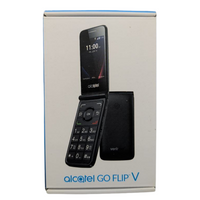 Alcatel Go Flip V 4051S Flip Phone 8GB AT&T Locked 4G 2.8 Display 2 MP Camera