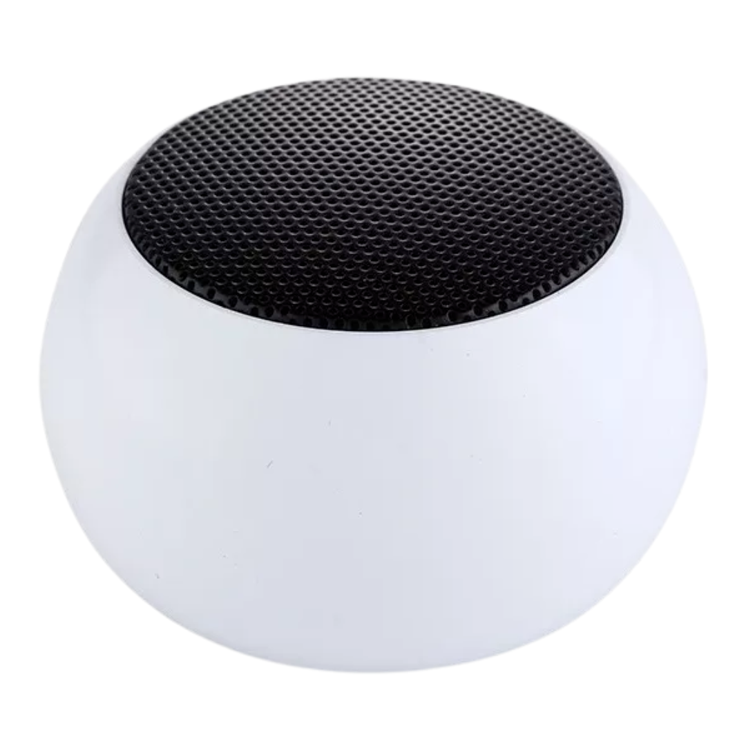 Mini Wireless Portable Speaker Audio Bluetooth Desk Classy Music Player White 5W