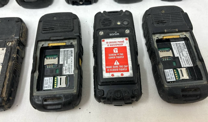 Lot of 9 Sonim XP3.20 Quest XP3300 Force XP5560 3G Ultra Rugged Wholesale READ