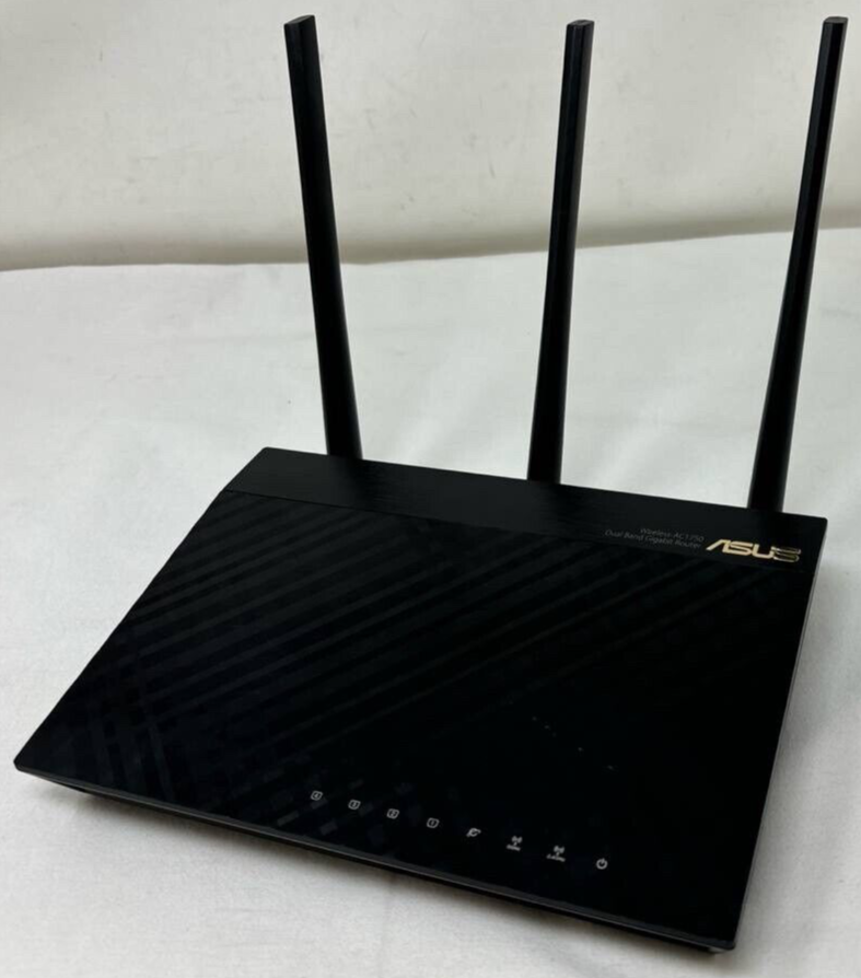 Asus RT-AC1750 B1 Wireless Router Dual Band Fast Internet Gigabit with MU-MIMO