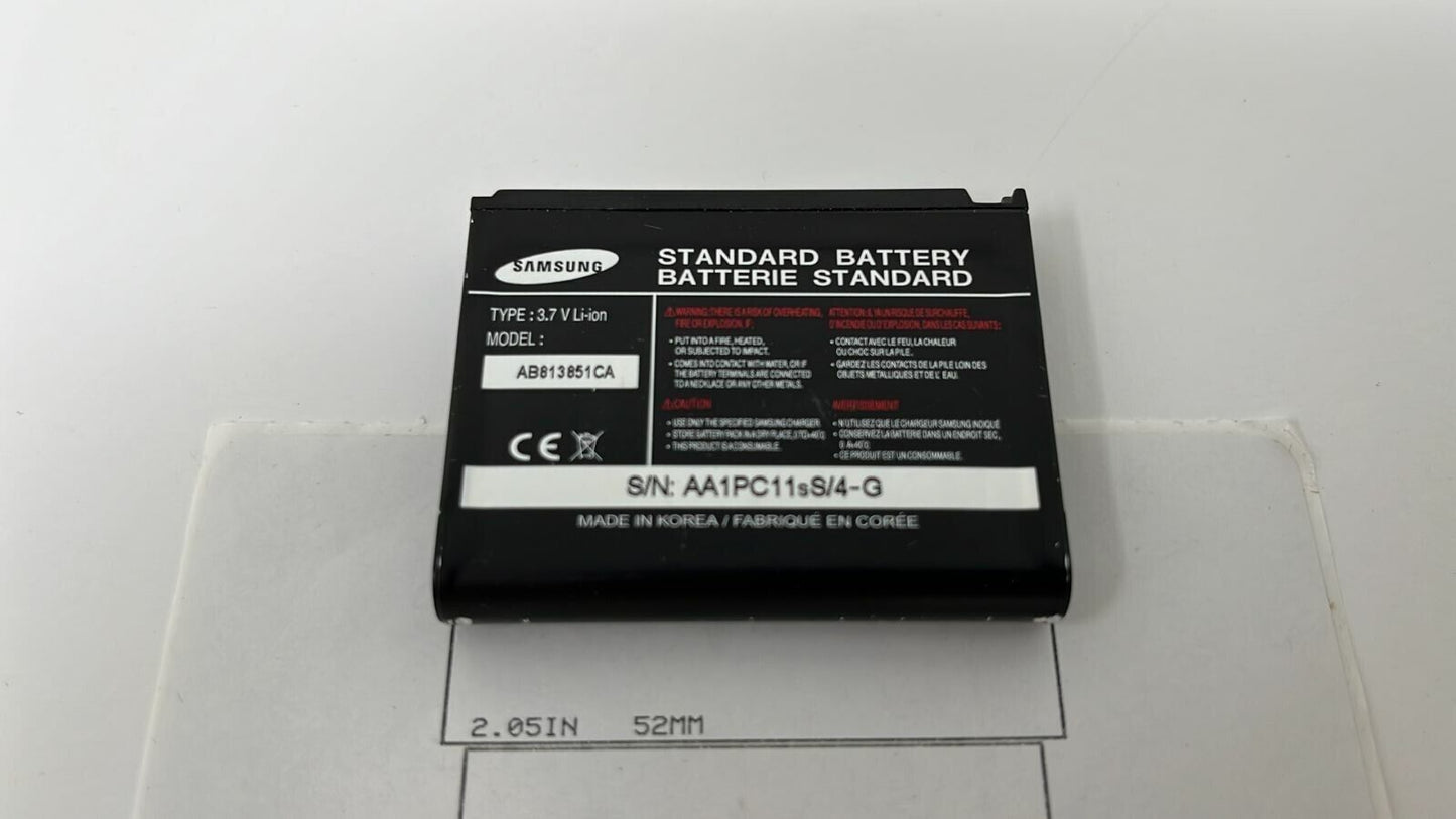 Battery AB813851CA For Samsung SGH-i617 BLACKJACK 2 DM-S105 SPH-M510 Stripe i617