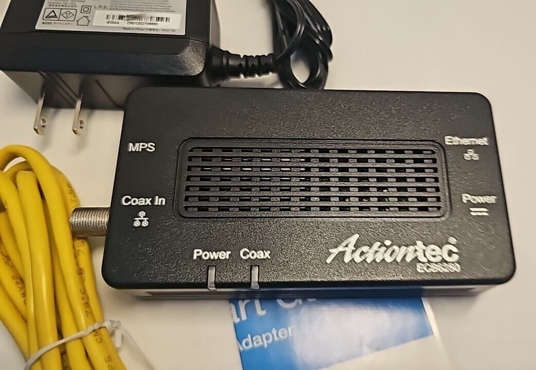 Actiontec ECB6250 MoCa 2.5 Network Adapter Speed Gigabit Sing