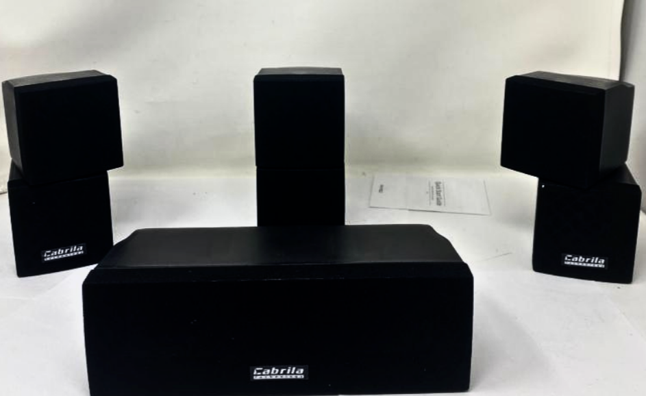 1500W Home Theater System Speaker Cabrila Technology 5.1 Elite Series  READ