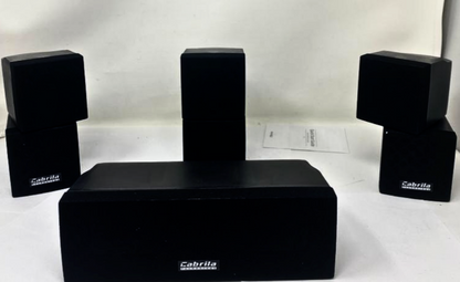 1500W Home Theater System Speaker Cabrila Technology 5.1 Elite Series  READ