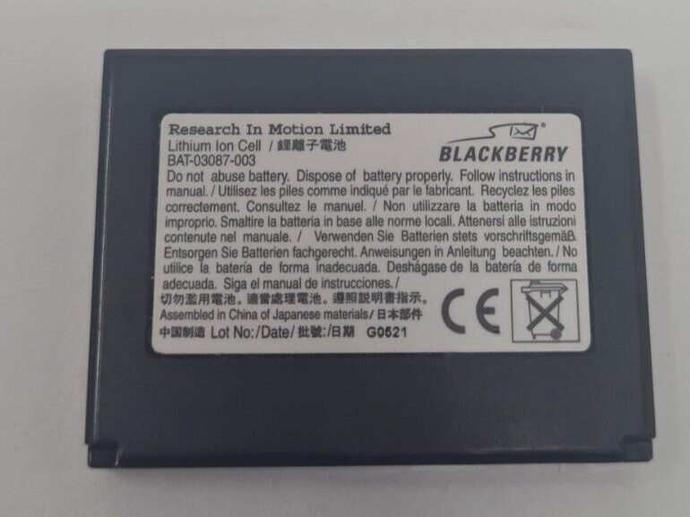 Battery BAT-03087-003 For BlackBerry 6210 7290 6510 7230 7250 7520 7280 7510