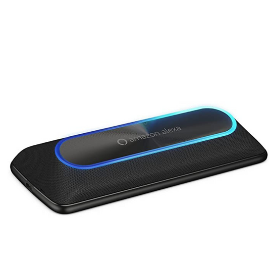 MotoMod Smart Speaker for Motorola Moto Z2 Force Play Phones with Alexa Black